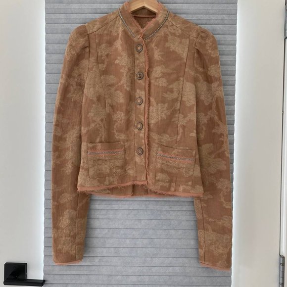 NWT Zara Limited Edition Jacquard Jacket - Picture 11 of 16